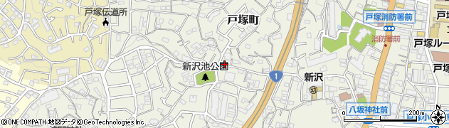 神奈川県横浜市戸塚区戸塚町3582周辺の地図