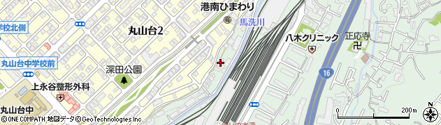 神奈川県横浜市港南区野庭町332周辺の地図