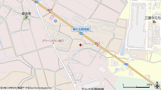 〒521-0232 滋賀県米原市坂口の地図