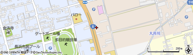 滋賀交通観光社長浜営業所周辺の地図