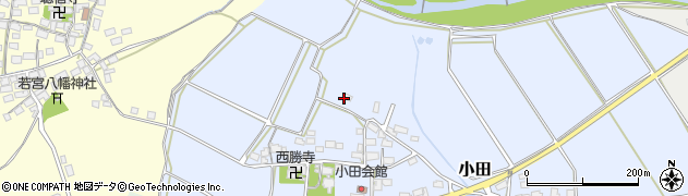 滋賀県米原市小田周辺の地図