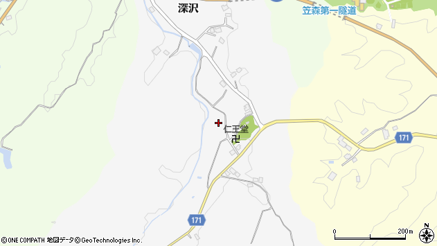 〒297-0124 千葉県長生郡長南町深沢の地図