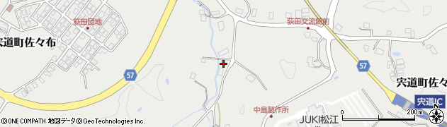 島根県松江市宍道町佐々布2212周辺の地図