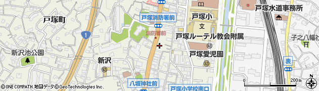神奈川県横浜市戸塚区戸塚町3938周辺の地図