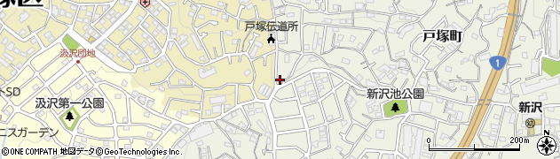 神奈川県横浜市戸塚区戸塚町3557-1周辺の地図