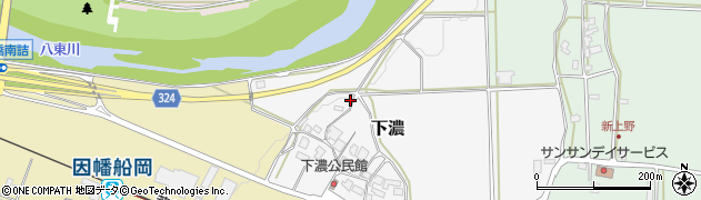 鳥取県八頭郡八頭町下濃176周辺の地図