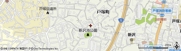 神奈川県横浜市戸塚区戸塚町4408周辺の地図