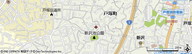 神奈川県横浜市戸塚区戸塚町4408-4周辺の地図
