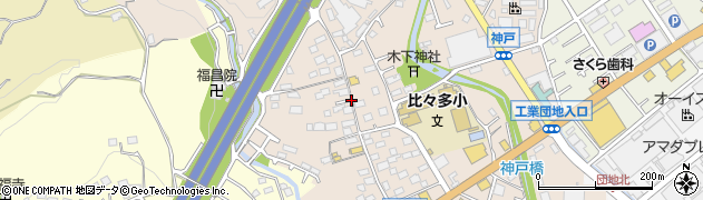 神奈川県伊勢原市神戸周辺の地図