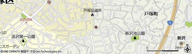 神奈川県横浜市戸塚区戸塚町3557-4周辺の地図