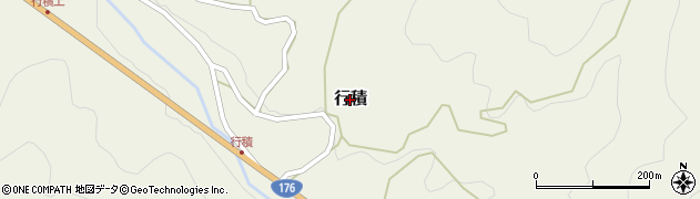 京都府福知山市行積周辺の地図