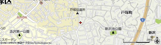 神奈川県横浜市戸塚区戸塚町3557-5周辺の地図