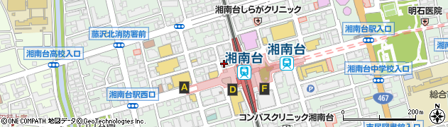 アクセスチケット湘南台店周辺の地図