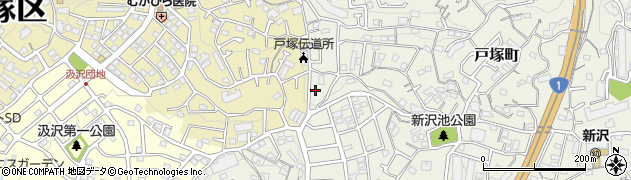 神奈川県横浜市戸塚区戸塚町3557周辺の地図