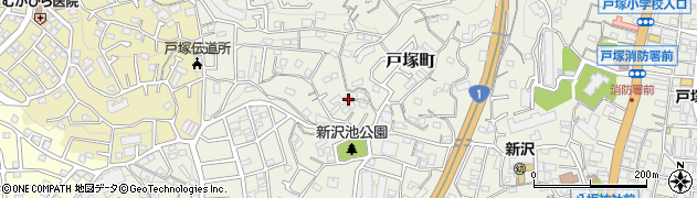 神奈川県横浜市戸塚区戸塚町4404周辺の地図