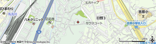 神奈川県横浜市港南区野庭町194周辺の地図