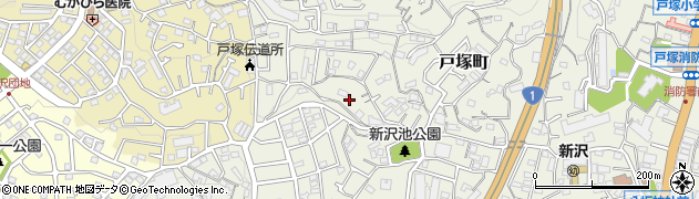 神奈川県横浜市戸塚区戸塚町4412周辺の地図