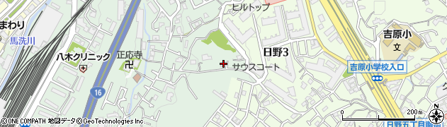 神奈川県横浜市港南区野庭町185-1周辺の地図