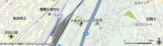 神奈川県横浜市港南区野庭町599周辺の地図