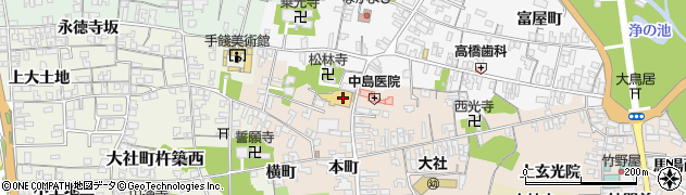 平安堂薬局ラピタ大社店周辺の地図