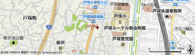 神奈川県横浜市戸塚区戸塚町3950周辺の地図