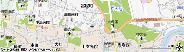 島根県出雲市大社町杵築東725周辺の地図