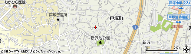 神奈川県横浜市戸塚区戸塚町4391周辺の地図