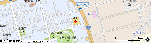 バロー長浜店周辺の地図