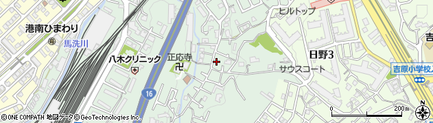 神奈川県横浜市港南区野庭町203-11周辺の地図