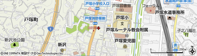 神奈川県横浜市戸塚区戸塚町3952周辺の地図
