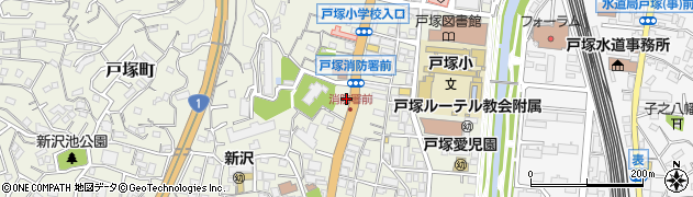 神奈川県横浜市戸塚区戸塚町4158周辺の地図
