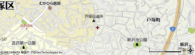 神奈川県横浜市戸塚区戸塚町3557-8周辺の地図