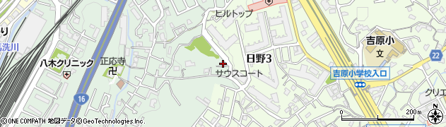 神奈川県横浜市港南区野庭町185-3周辺の地図