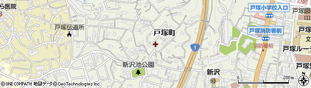 神奈川県横浜市戸塚区戸塚町4342周辺の地図