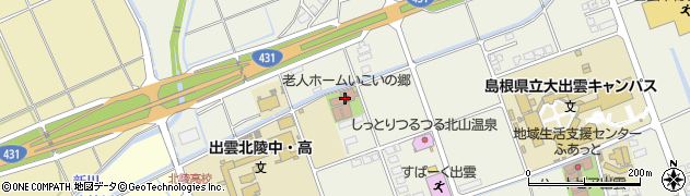 島根県出雲市西林木町33周辺の地図