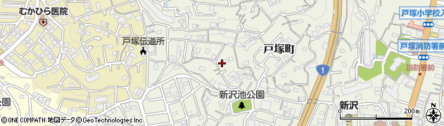 神奈川県横浜市戸塚区戸塚町4389周辺の地図