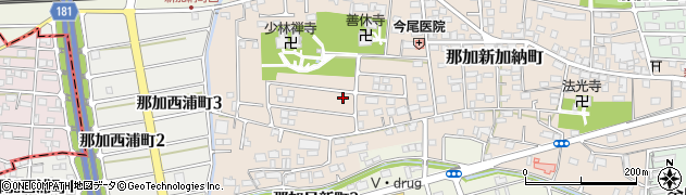 岐阜県各務原市那加新加納町周辺の地図
