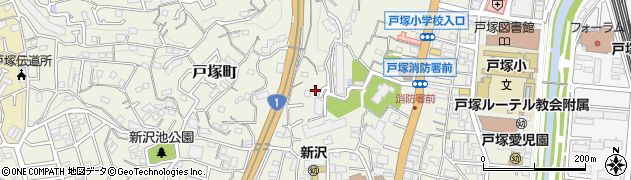 神奈川県横浜市戸塚区戸塚町3643周辺の地図