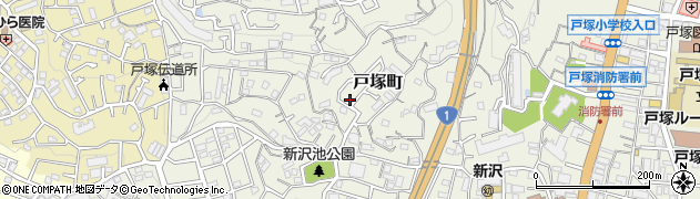 神奈川県横浜市戸塚区戸塚町4346周辺の地図
