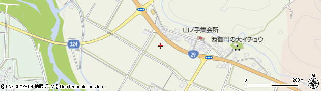 鳥取県八頭町（八頭郡）西御門周辺の地図