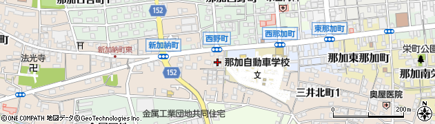 岐阜県各務原市那加新加納町2341周辺の地図