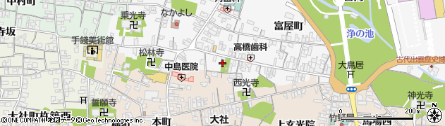 島根県出雲市大社町杵築東687周辺の地図