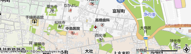 島根県出雲市大社町杵築東690周辺の地図