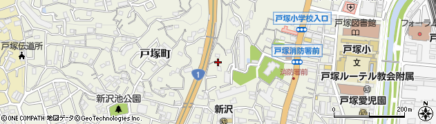 神奈川県横浜市戸塚区戸塚町3644周辺の地図