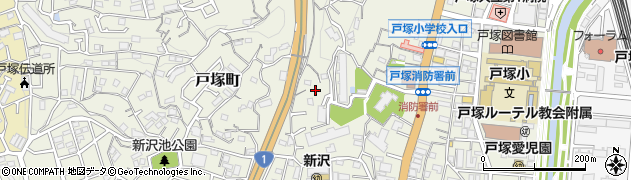 神奈川県横浜市戸塚区戸塚町3642周辺の地図