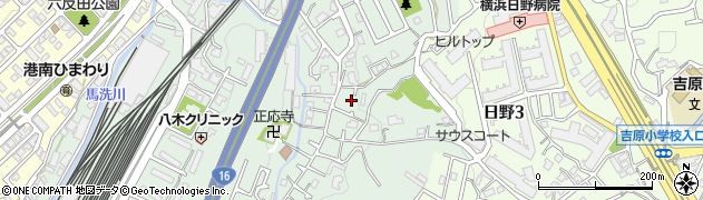 神奈川県横浜市港南区野庭町171周辺の地図