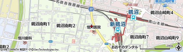 大垣共立銀行鵜沼支店周辺の地図