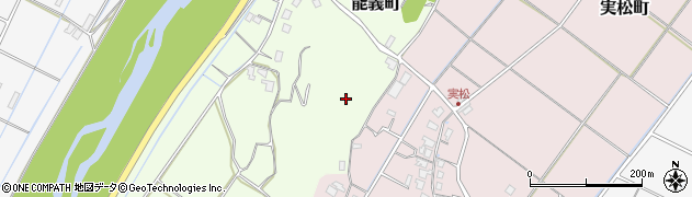 島根県安来市能義町周辺の地図
