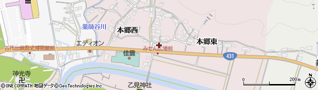 島根県出雲市大社町修理免1280周辺の地図