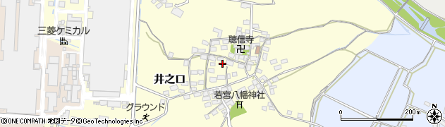 滋賀県米原市井之口周辺の地図
